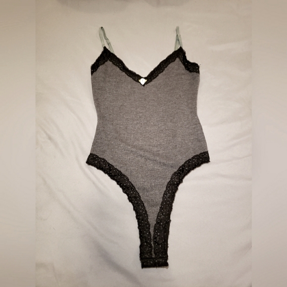 Edikted Women's Aurora Lace Trim Body Suit, XS - Picture 1 of 8